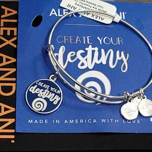 Alex And Ani Create Your Own Destiny Charm Bracelet